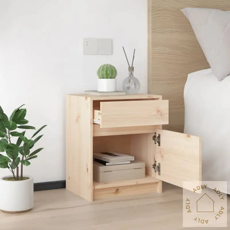 Nattbord 2 Stk 40X31X50 Cm Heltre Furu