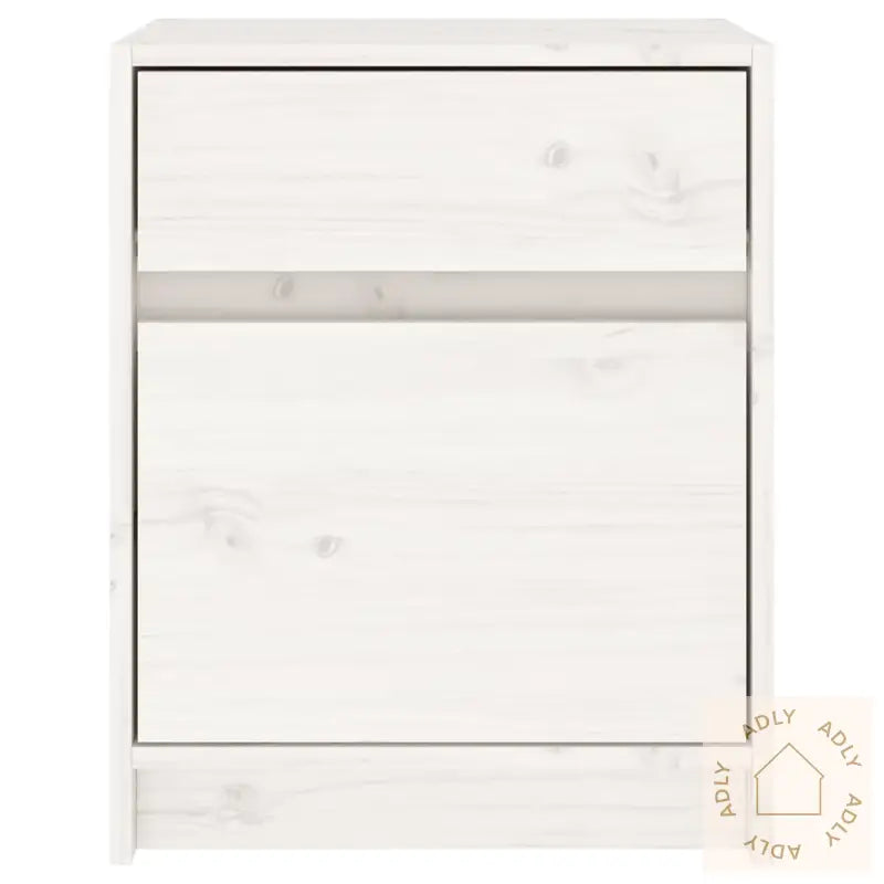 Nattbord 2 Stk Hvit 40X31X50 Cm Heltre Furu