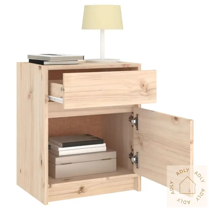 Nattbord 40X31X50 Cm Heltre Furu