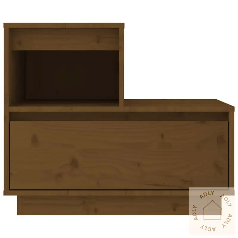 Nattbord 2 Stk Honningbrun 60X34X51 Cm Heltre Furu