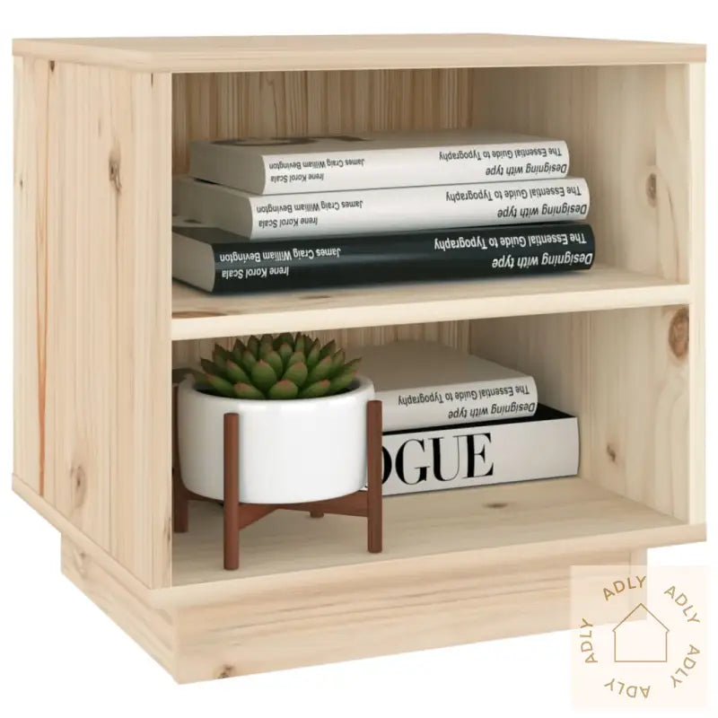 Nattbord 2 Stk 40X34X40 Cm Heltre Furu