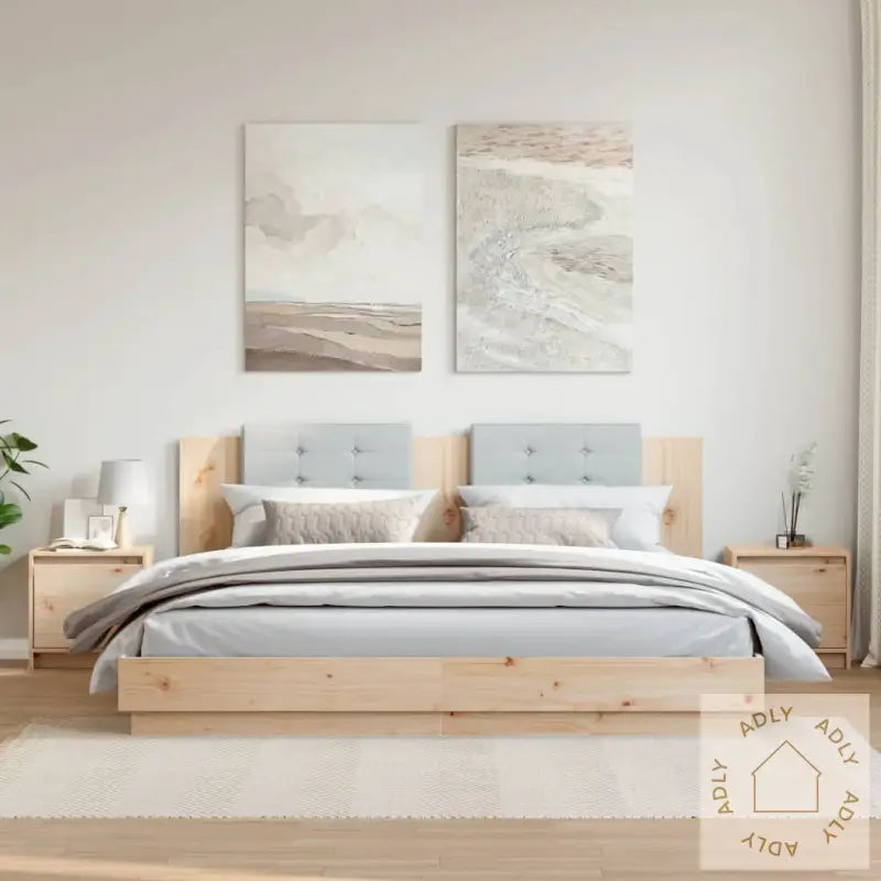 Nattbord 2 Stk 40X30,5X40 Cm Heltre Furu