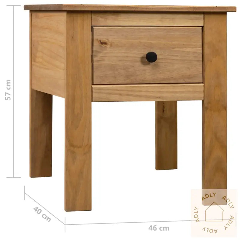 Nattbord 46X40X57 Cm Furu Panama Range
