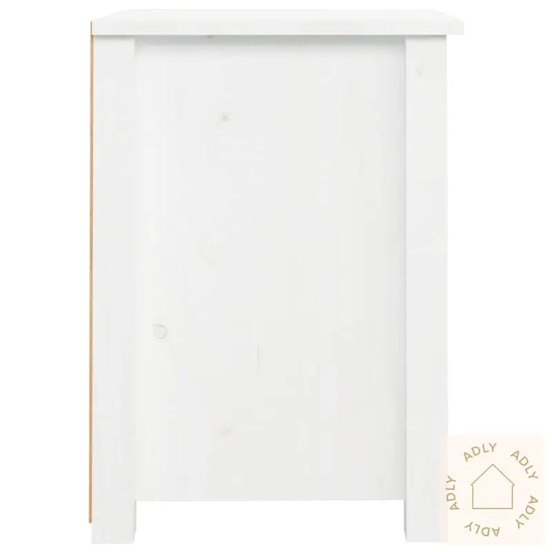 Nattbord Hvit 40X35X49 Cm Heltre Furu