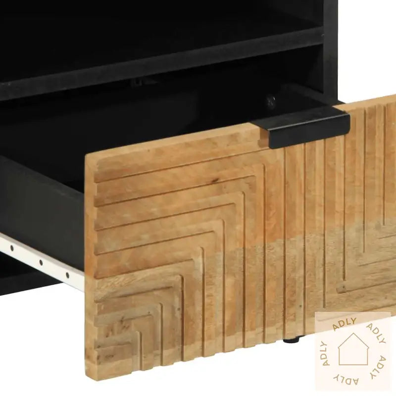 Nattbord Brun 40X33X46 Cm Heltre Mango