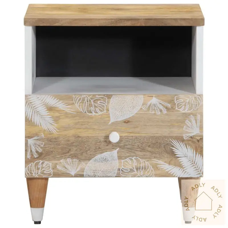 Nattbord 40X33X46 Cm Heltre Mango
