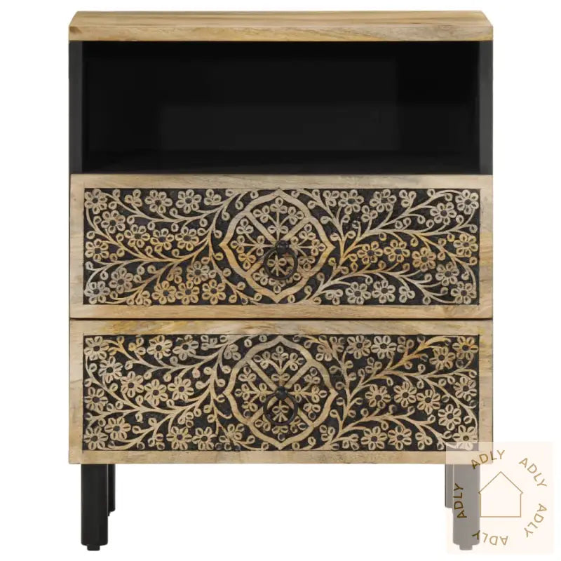 Nattbord 50X33X60 Cm Heltre Mango