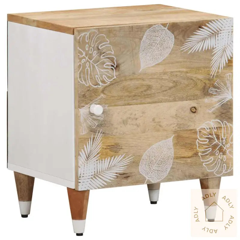 Nattbord 2 Stk 40X33,5X46 Cm Heltre Mango