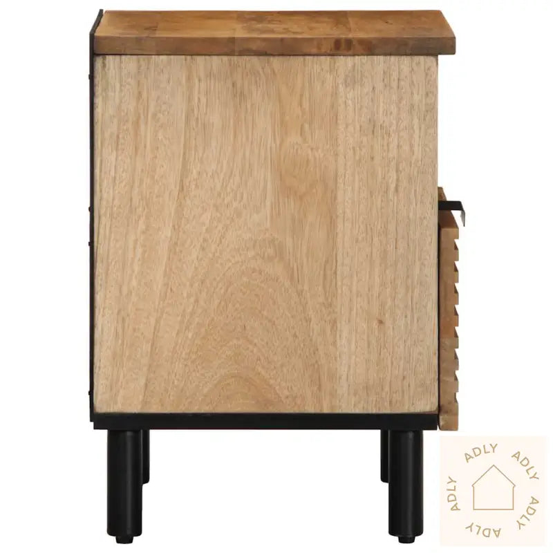 Nattbord Brun 40X33X46 Cm Heltre Mango