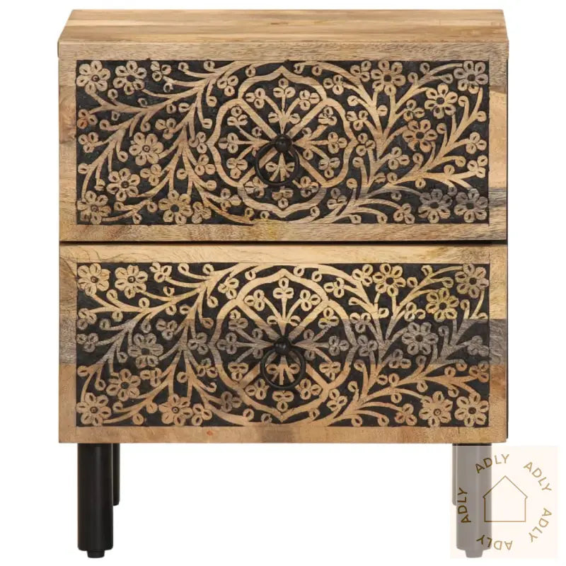 Nattbord 40X33X46 Cm Heltre Mango
