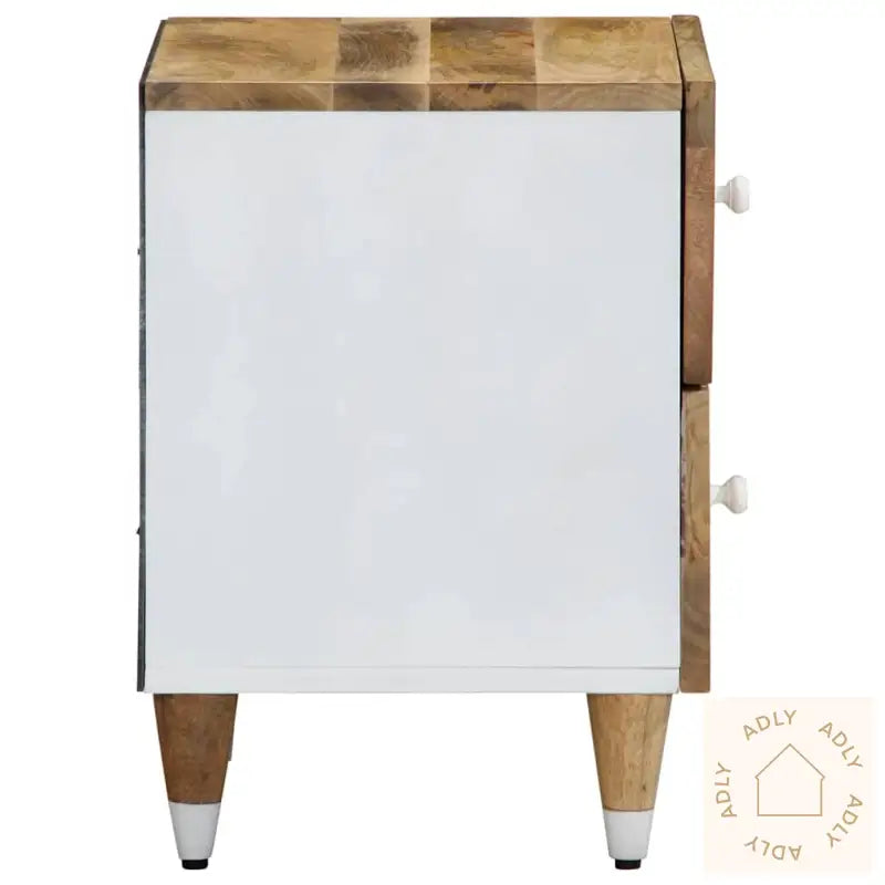 Nattbord 2 Stk 40X33,5X46 Cm Heltre Mango