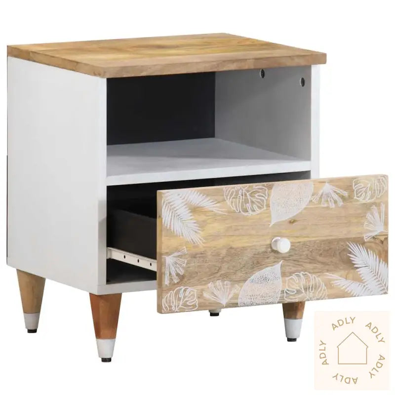 Nattbord 2 Stk 40X33X46 Cm Heltre Mango