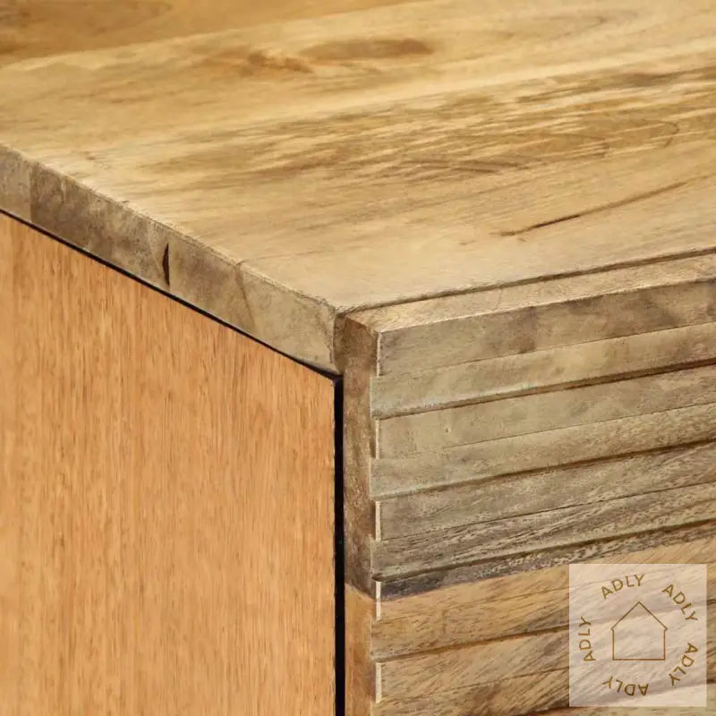 Nattbord 2 Stk Brun 40X33X46 Cm Heltre Mango