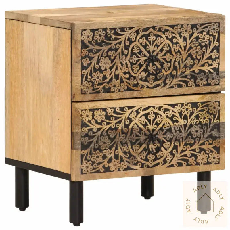 Nattbord 40X33X46 Cm Heltre Mango