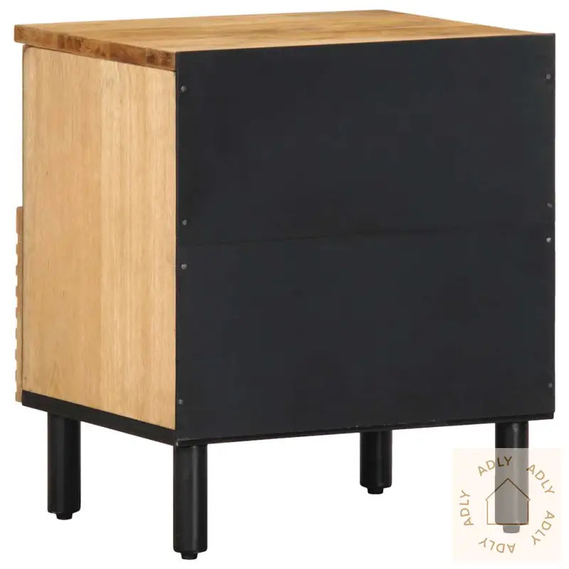Nattbord Brun 40X33X46 Cm Heltre Mango