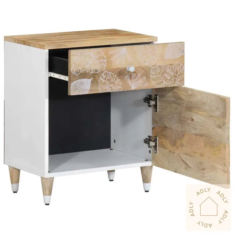 Nattbord 50X33X60 Cm Heltre Mango