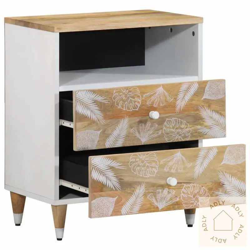 Nattbord 50X33X60 Cm Heltre Mango