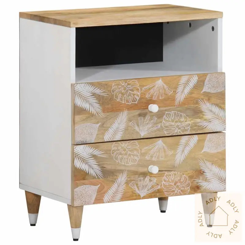 Nattbord 50X33X60 Cm Heltre Mango