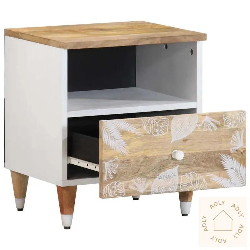 Nattbord 40X33X46 Cm Heltre Mango