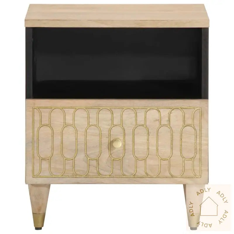 Nattbord 2 Stk 40X33X46 Cm Heltre Mango