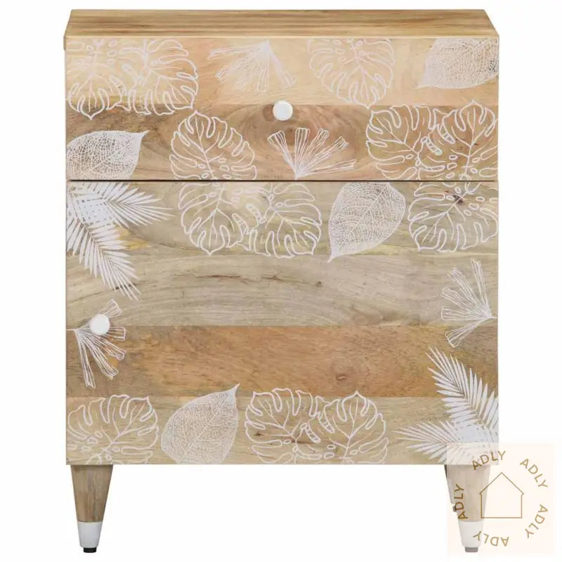 Nattbord 50X33X60 Cm Heltre Mango
