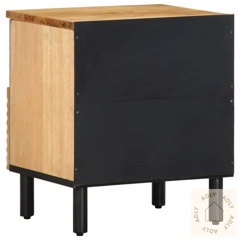 Nattbord 2 Stk Brun 40X33X46 Cm Heltre Mango