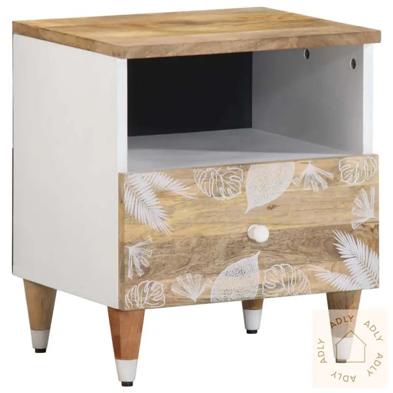 Nattbord 40X33X46 Cm Heltre Mango