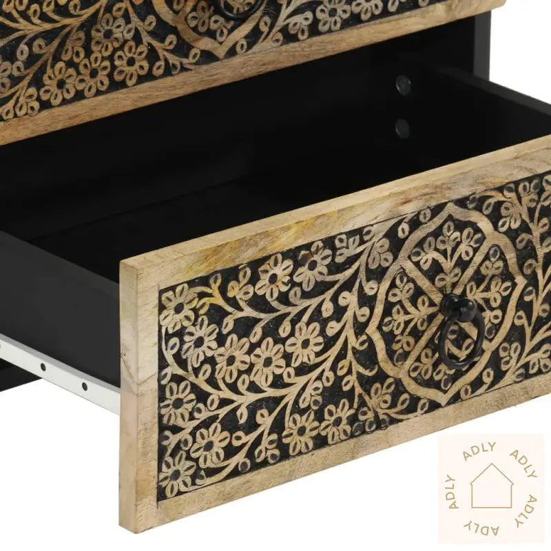 Nattbord 50X33X60 Cm Heltre Mango