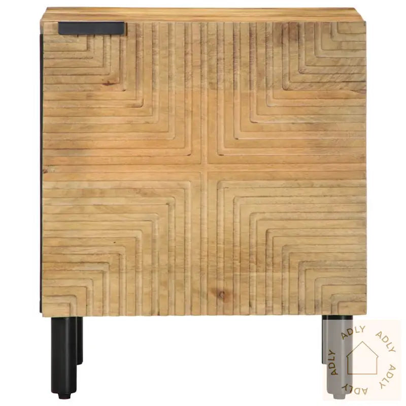 Nattbord Brun 40X33X46 Cm Heltre Mango