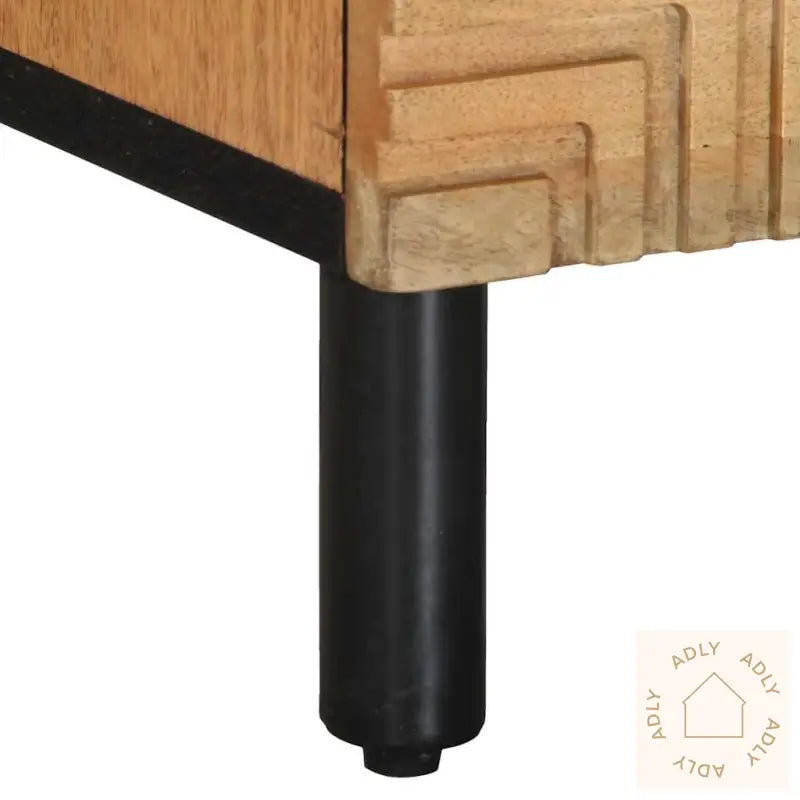 Nattbord 2 Stk Brun 40X33X46 Cm Heltre Mango