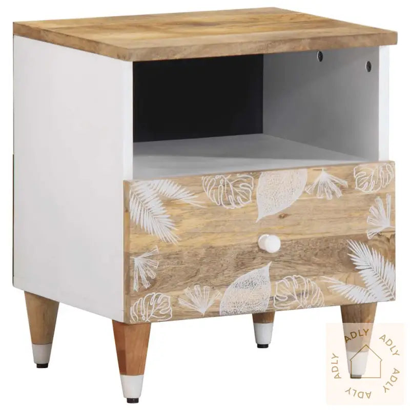 Nattbord 2 Stk 40X33X46 Cm Heltre Mango