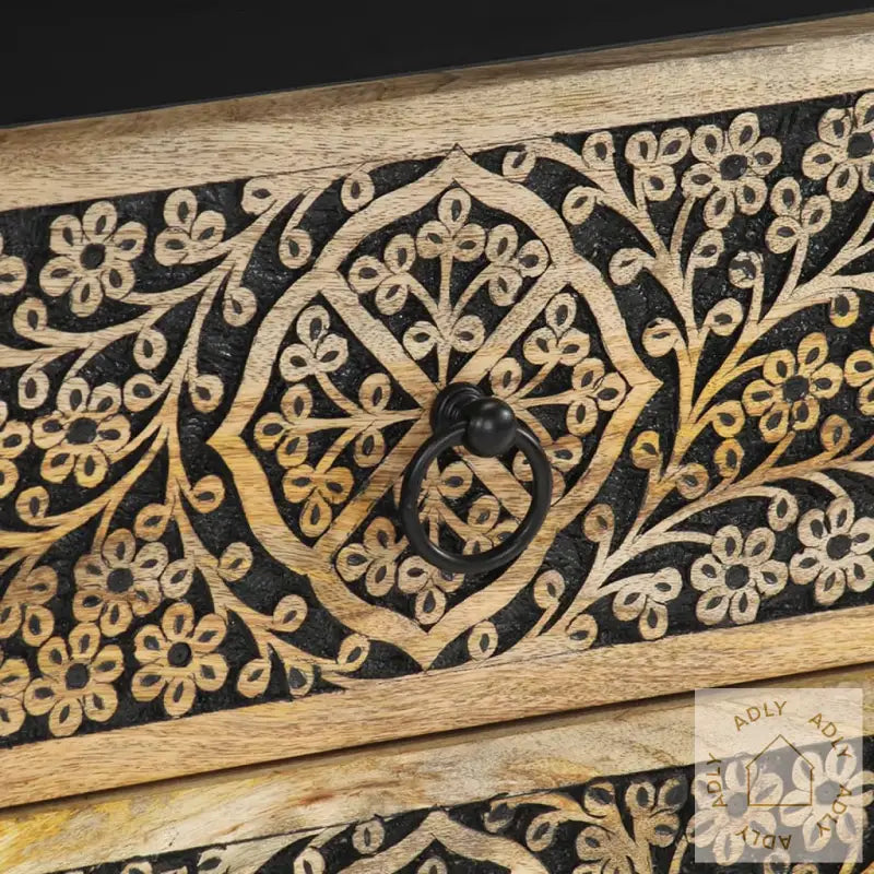 Nattbord 50X33X60 Cm Heltre Mango