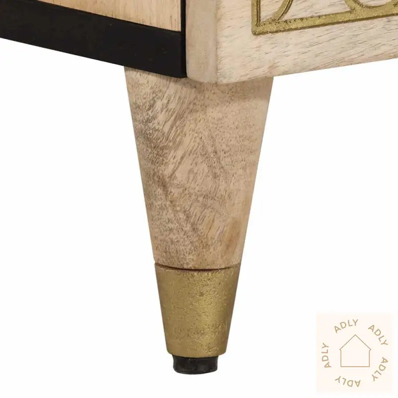 Nattbord 2 Stk 40X33X46 Cm Heltre Mango