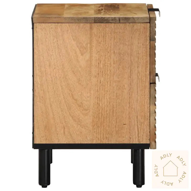 Nattbord Brun 40X33X46 Cm Heltre Mango