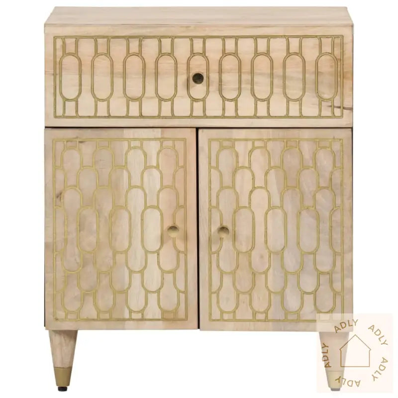 Nattbord 50X33X60 Cm Heltre Mango