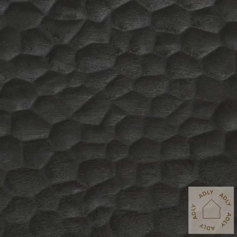 Nattbord Svart 50X33X60 Cm Heltre Mango