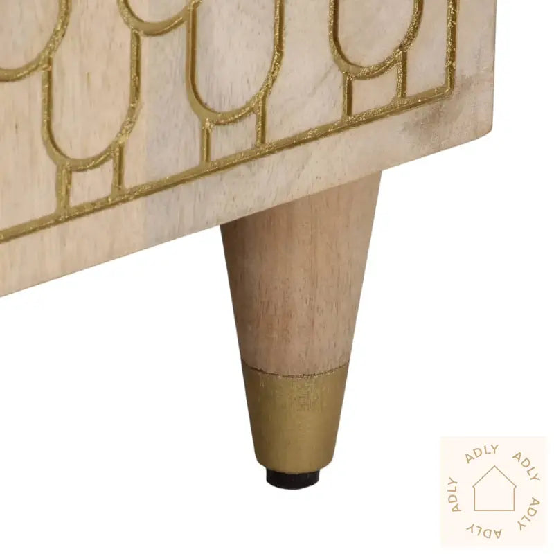Nattbord 50X33X60 Cm Heltre Mango