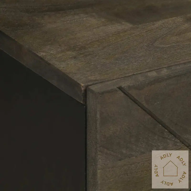 Nattbord 2 Stk Svart 40X33X46 Cm Heltre Mango