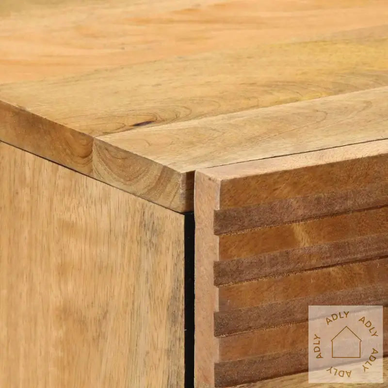 Nattbord Brun 50X33X60 Cm Heltre Mango