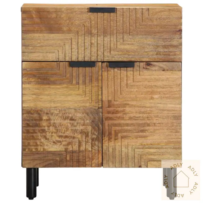 Nattbord Brun 50X33X60 Cm Heltre Mango