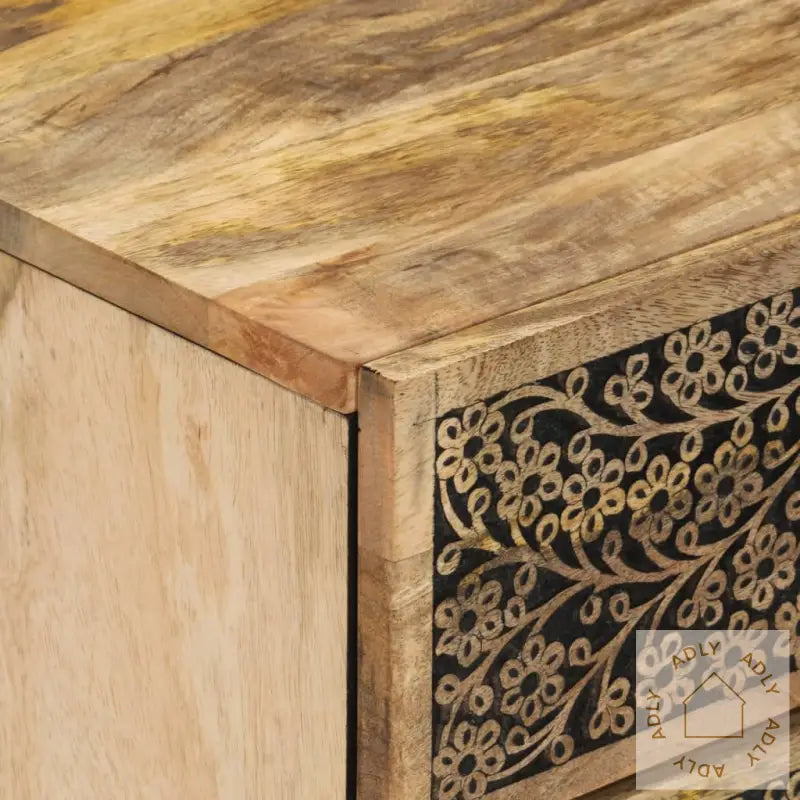 Nattbord 50X33X60 Cm Heltre Mango