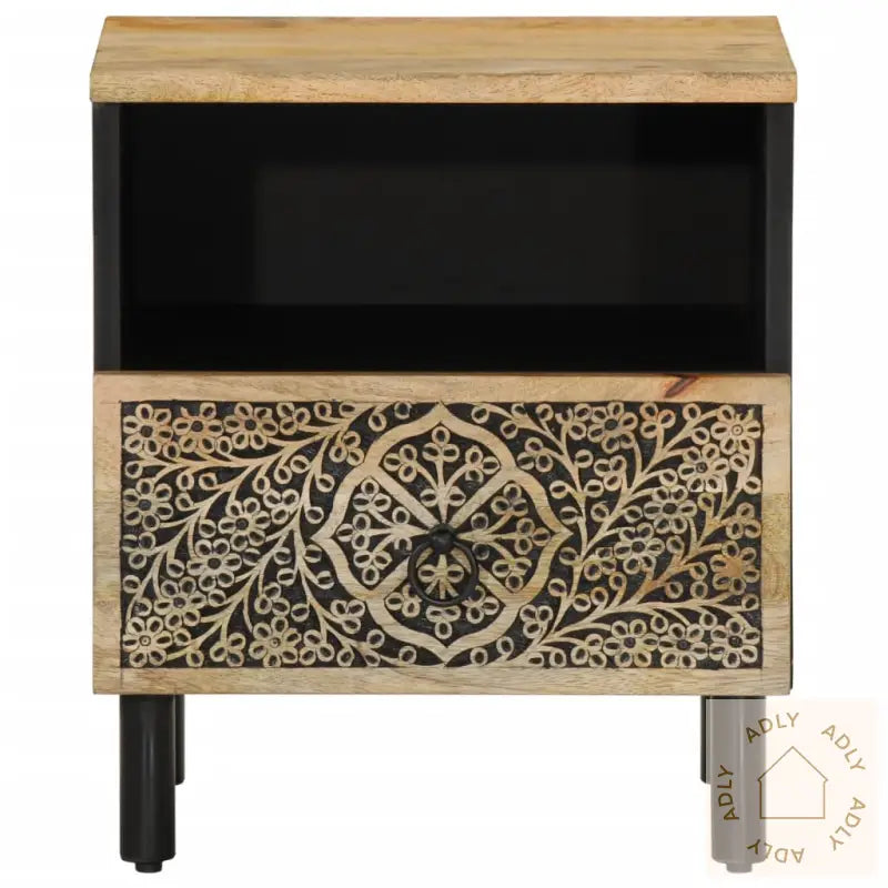 Nattbord 40X33X46 Cm Heltre Mango