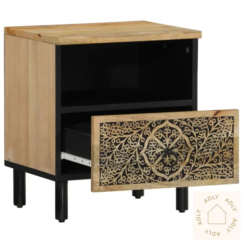 Nattbord 40X33X46 Cm Heltre Mango