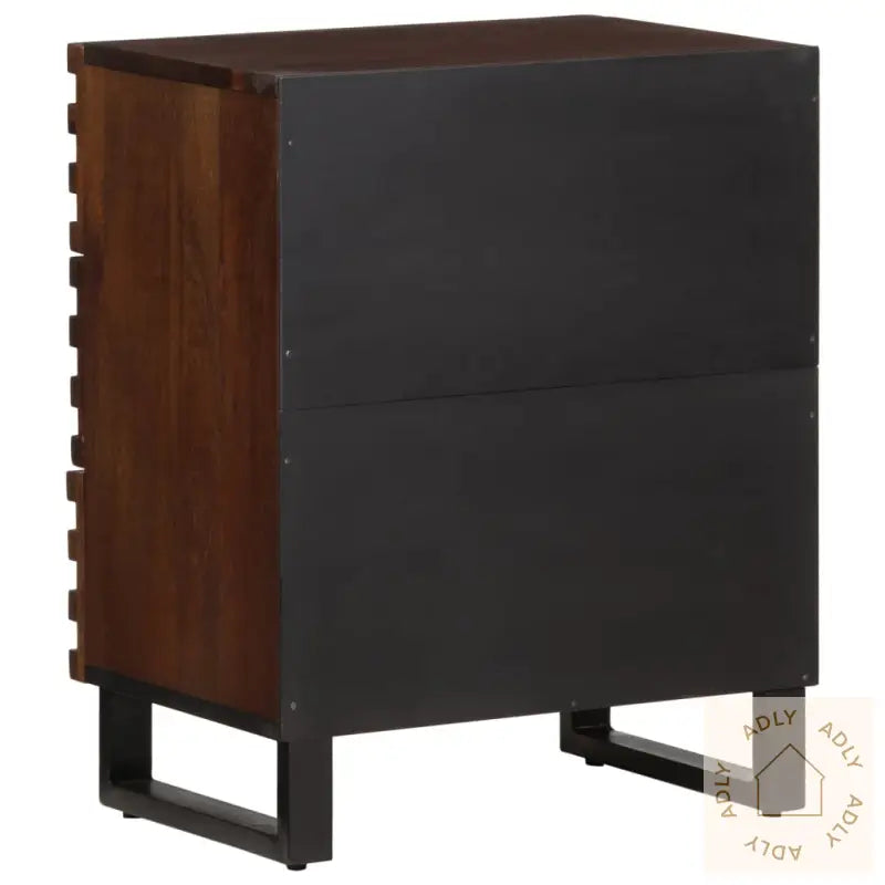 Nattbord Brun 50X34X62 Cm Heltre Mango