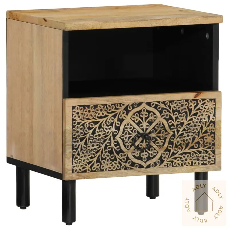 Nattbord 40X33X46 Cm Heltre Mango