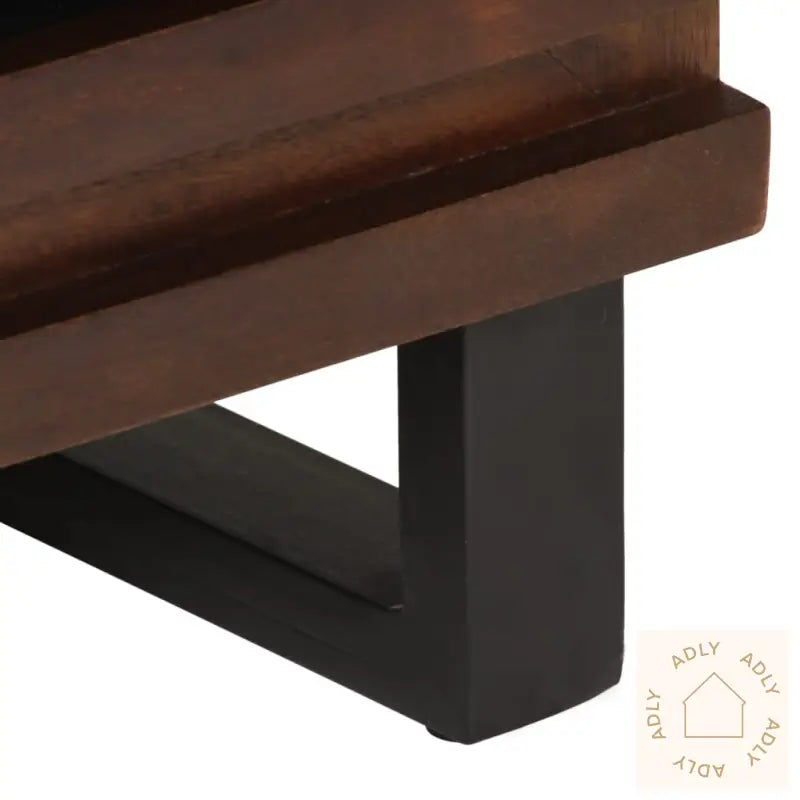 Nattbord Brun 50X34X62 Cm Heltre Mango
