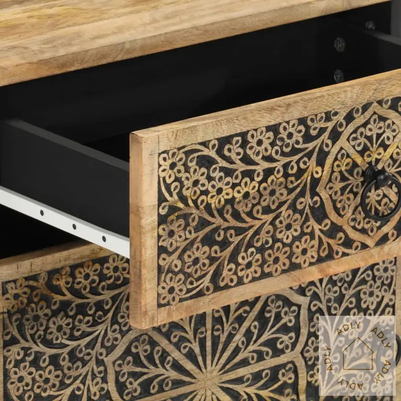 Nattbord 50X33X60 Cm Heltre Mango