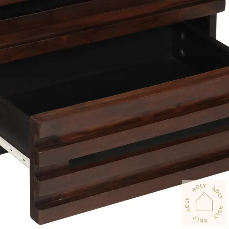 Nattbord Brun 50X34X62 Cm Heltre Mango