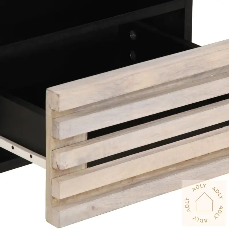 Nattbord 2 Stk 40X34X46 Cm Heltre Bleket Mango