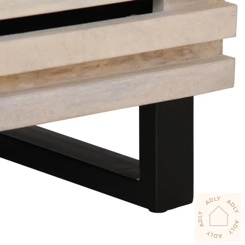 Nattbord 2 Stk 40X34X46 Cm Heltre Bleket Mango